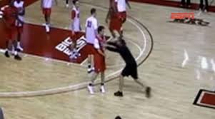 Rutgers coach Mike Rice shown pushing player in video (Courtesy NY Daily News)